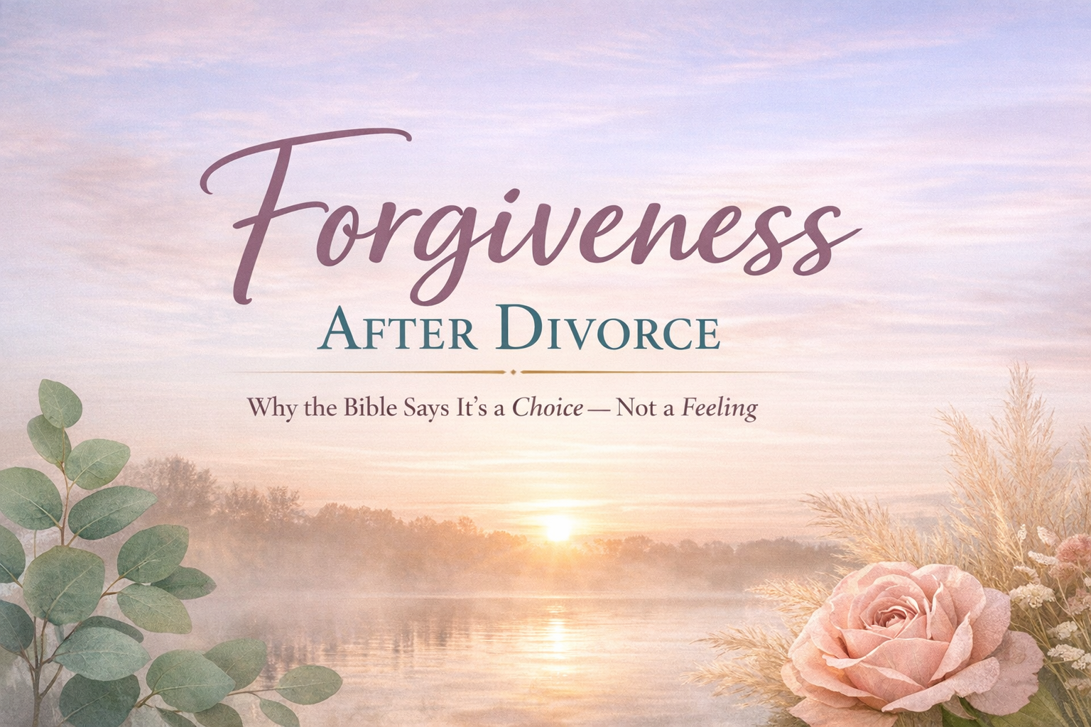 Biblical forgiveness after divorce Christian healing blog by Debra Joyce